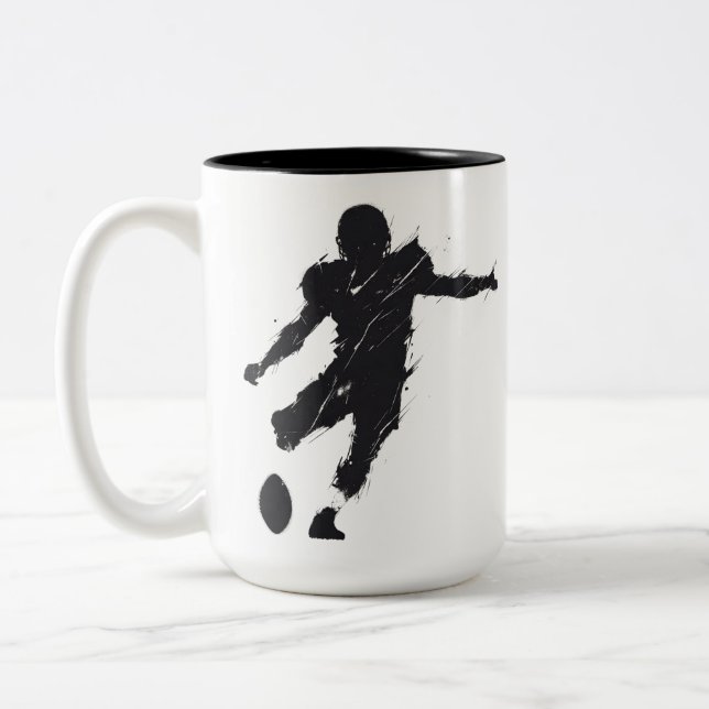 Taza Bicolor Kickoff Silhouette (Izquierda)