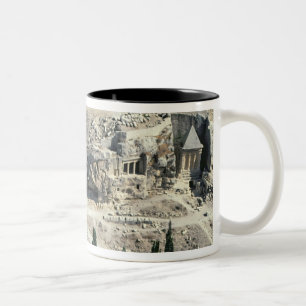 Taza Bicolor Kidron Valley en el pie del monte de los Olivos