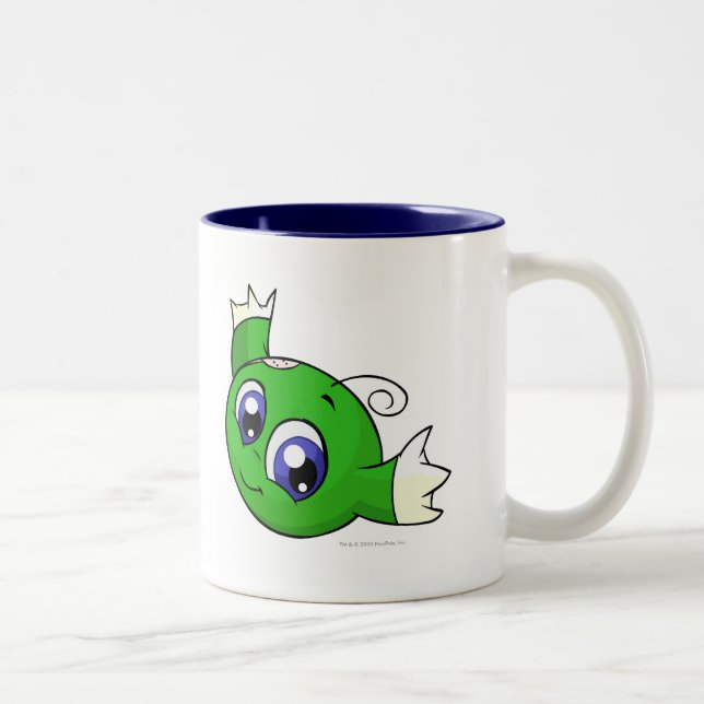 Taza Bicolor Kiko verde que remolina (Derecha)