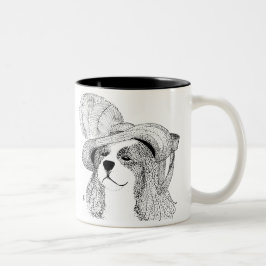 Taza Bicolor King Charles y Fancy Gorra