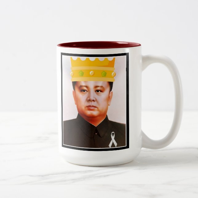 Taza Bicolor King Kim Jong Il* Mug (Derecha)