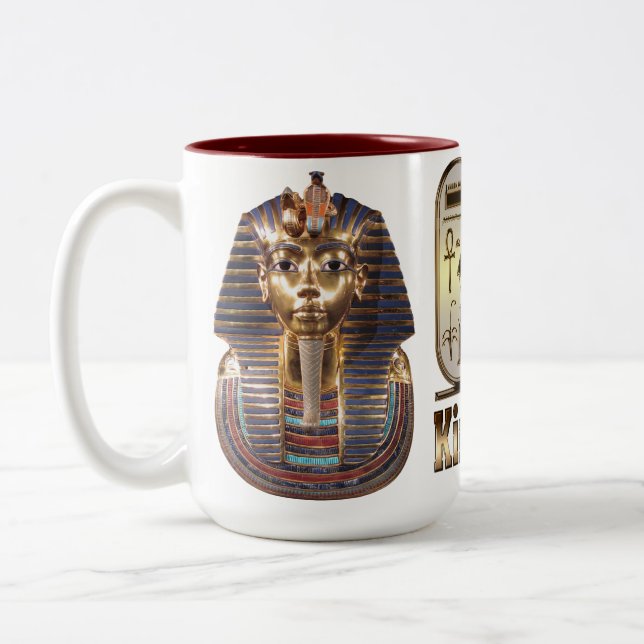Taza Bicolor King Tut 15oz Café Mug (Izquierda)