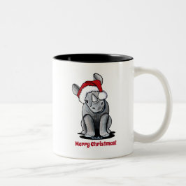Taza Bicolor KiniArt Baby Rhino