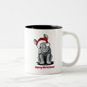 Taza Bicolor KiniArt Baby Rhino