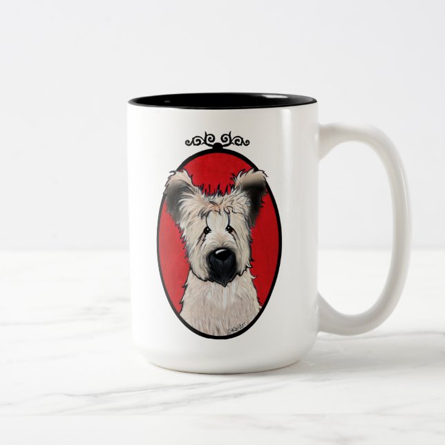 Taza Bicolor KiniArt Briard Mug (Derecha)
