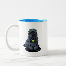Taza Bicolor KiniArt Cocker Spaniel Mug