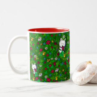 Taza Bicolor KiniArt Garden Westies