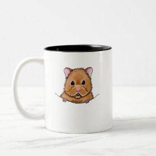 Taza Bicolor KiniArt Hamster