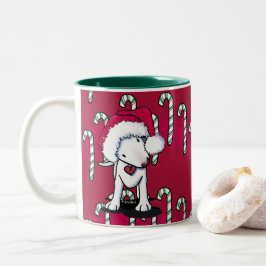 Taza Bicolor KiniArt Santa Bully Mug