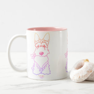 Taza Bicolor KiniArt Scottish Terrier