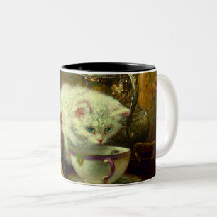 Taza Bicolor Kittens Tea Fiesta