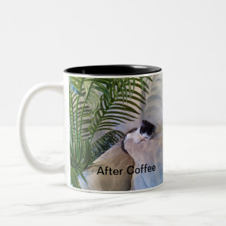Taza Bicolor Kitty Café