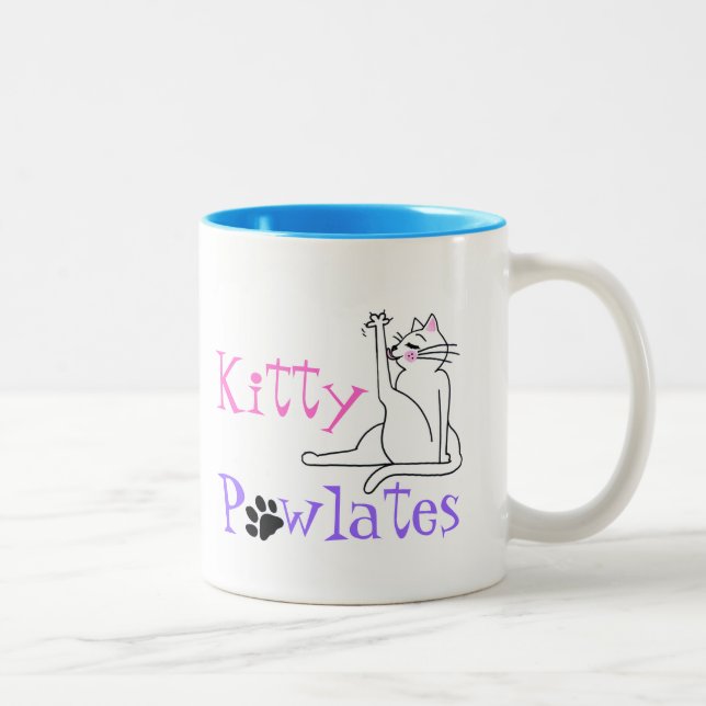 Taza Bicolor Kitty PAWlates (Derecha)