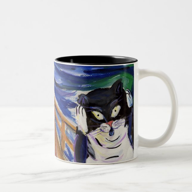 Taza Bicolor Kitty Scream Mug (Derecha)