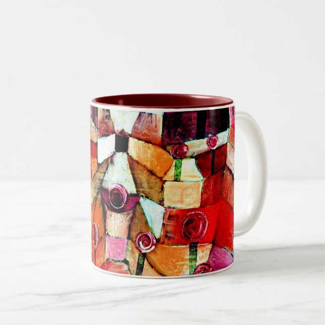 Taza Bicolor Klee - Jardín Rosa (Anverso derecho)