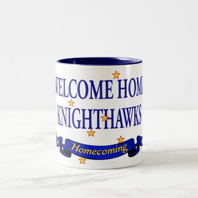 Taza Bicolor Knighthawks casero agradable (Centro)