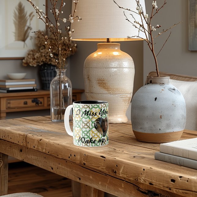 Taza Bicolor Knots celtas Diseño personalizado Texto e imagen. (Subido por el creador)