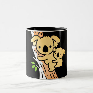 Taza Bicolor Koala Bear