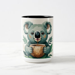 Taza Bicolor Koala bebe café Mug