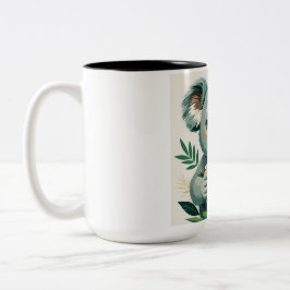Taza Bicolor Koala bebe café Mug