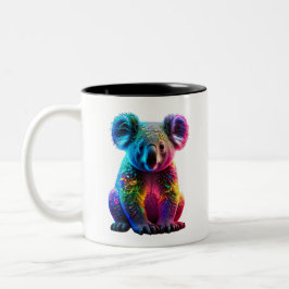 Taza Bicolor Koala brillante radiante
