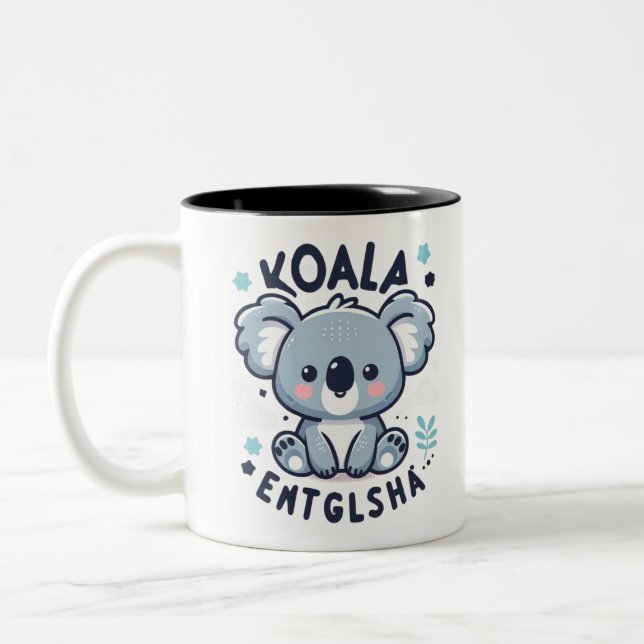 Taza Bicolor Koala Charm (Izquierda)
