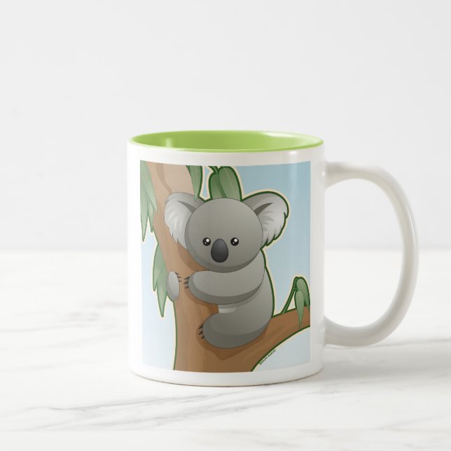 Taza Bicolor Koala de Kawaii (Derecha)