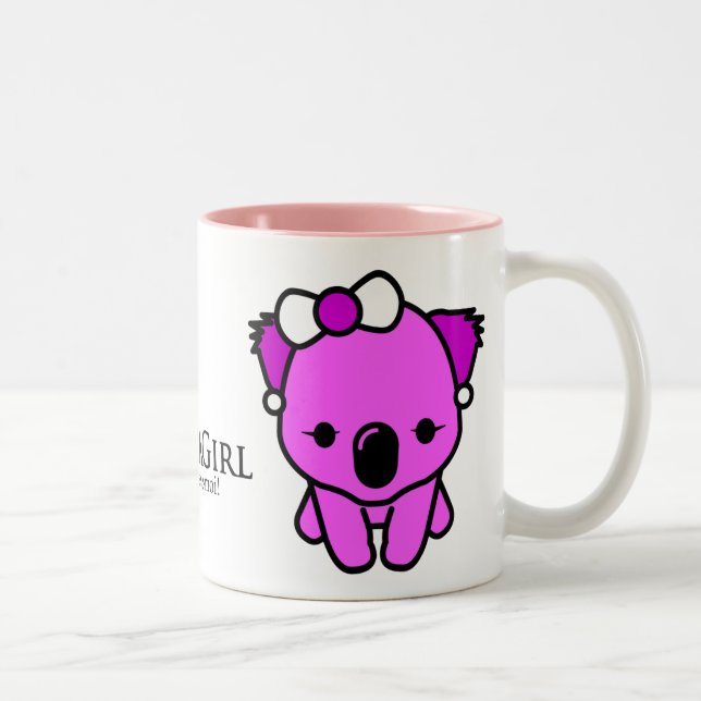 Taza Bicolor Koala Girl (Derecha)