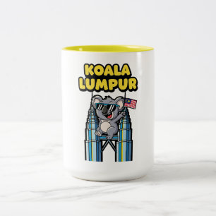 Taza Bicolor Koala Lumpur Malasia