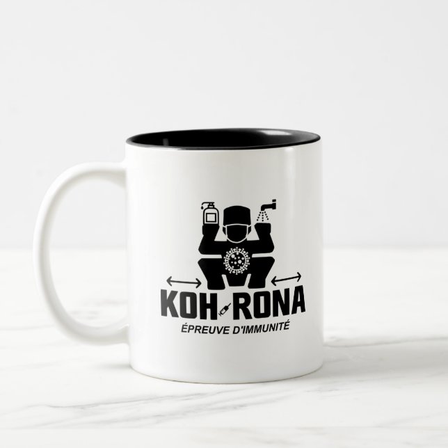 TAZA BICOLOR KOH-RONA, L'ÉPREUVE D'IMMUNITÉ ! (Izquierda)