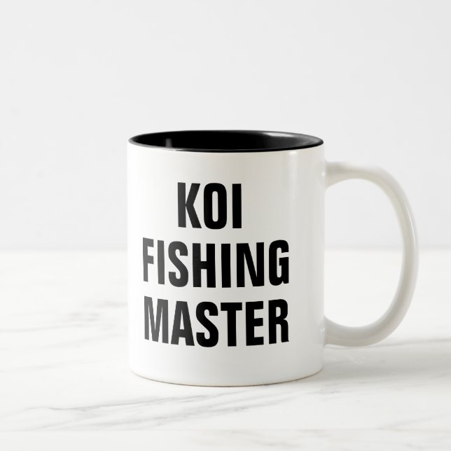Taza Bicolor Koi Fishing Master (Derecha)