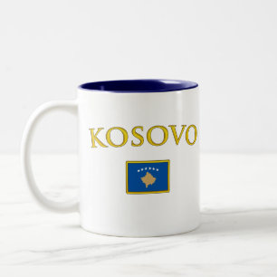 Taza Bicolor Kosovo de oro