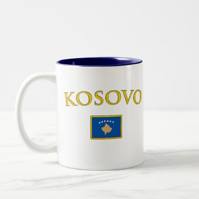 Taza Bicolor Kosovo de oro (Izquierda)