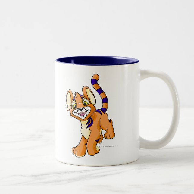 Taza Bicolor Kougra anaranjado aventurero (Derecha)