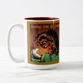 Taza Bicolor Krampus Mug