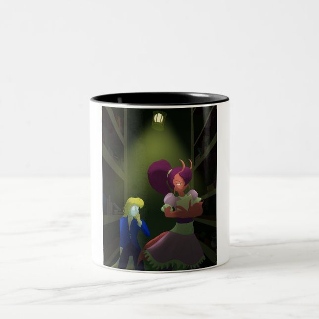 Taza Bicolor Kuzoura y la chica cangrejo de río (Centro)