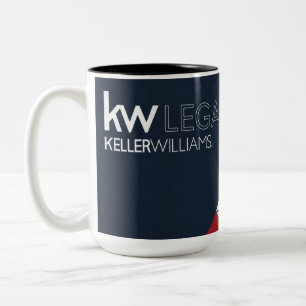 Taza Bicolor KW Diseño de triángulo Legacy Open House 