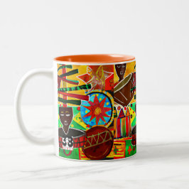 Taza Bicolor Kwanzaa