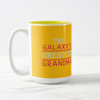 Taza Bicolor La Abuela Más Grandiosa de la Galaxia Amarilla y V