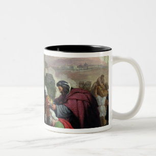 Taza Bicolor La adoración de unos de los reyes magos, c.1833-3
