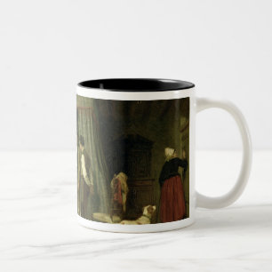Taza Bicolor La advertencia final, 1886
