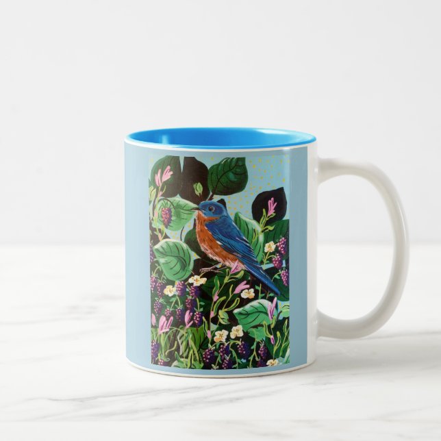Taza Bicolor La alegría de Jam Bluebird (Derecha)