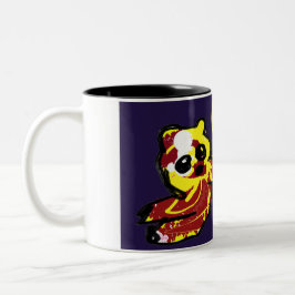 Taza Bicolor La alegría del pulpo