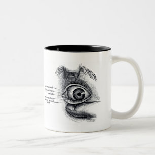 Taza Bicolor La anatomía del gris - globo del ojo