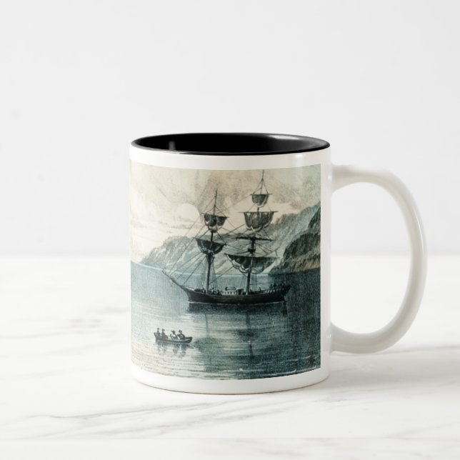 Taza Bicolor La bahía de Annapolis, c.1880 (Derecha)