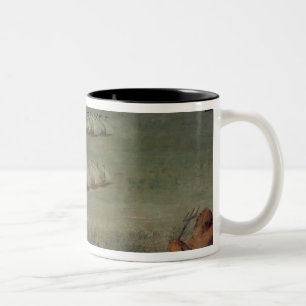 Taza Bicolor La batalla de Lepanto, el 7 de octubre de 1571