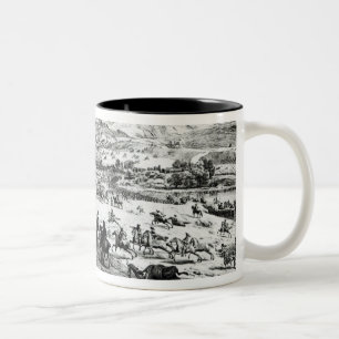 Taza Bicolor La batalla del Boyne, c.1690