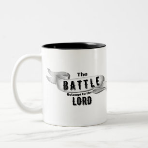 Taza Bicolor La Batalla Pertenece Al Señor