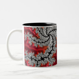 Taza Bicolor La belleza de Mandelbrots