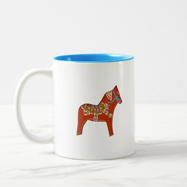 Taza Bicolor La bruja roja del caballo de Julia (Izquierda)